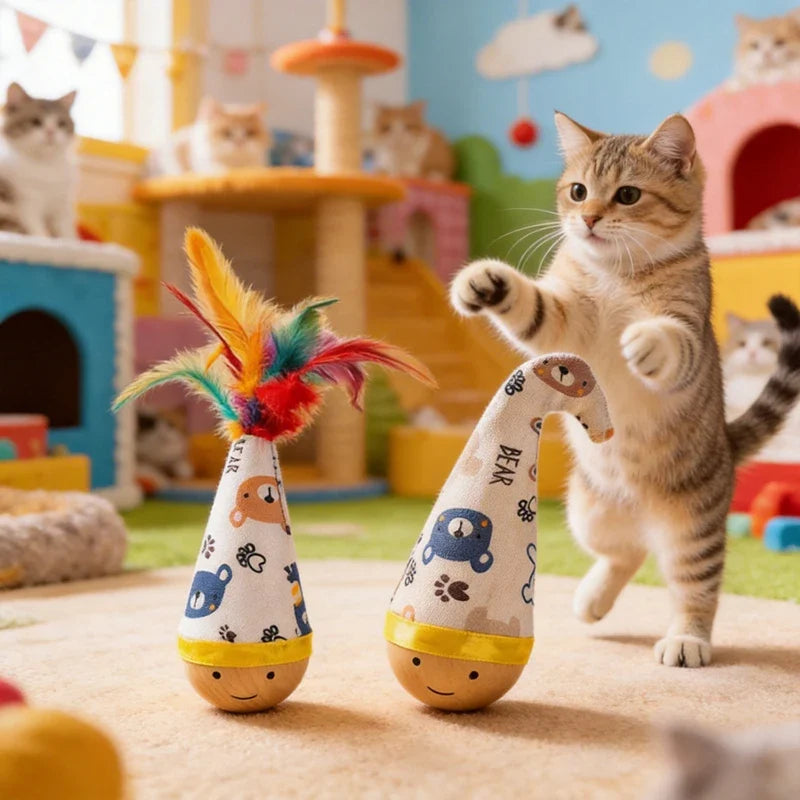 Cat Interactive Toys Funny Feather Kitten - ProPawPet.com