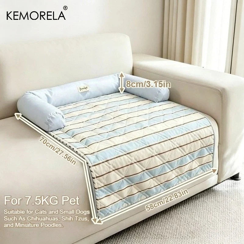 Non-Slip Kemorela Summer Cooling Pet Bed Cushion Pad, Durable