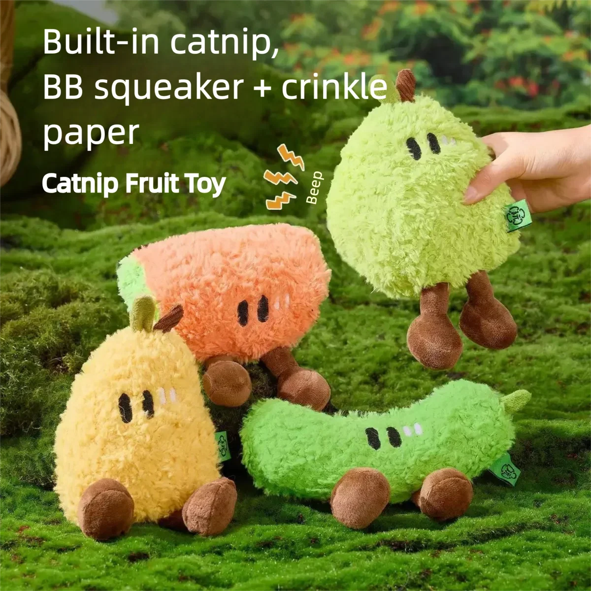 Catnip Fruit Plush Toy for Cats – - ProPawPet.com