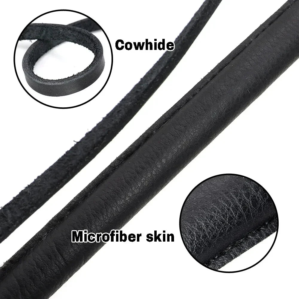 Leather Dog Protection Training Whip, - ProPawPet.com