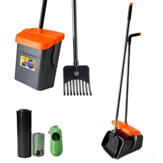 46" Pooper Scooper Swivel Bin & Rake for - ProPawPet.com