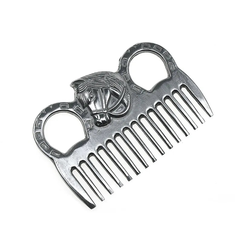 Aluminum horse head comb Metal Pet Grooming - ProPawPet.com