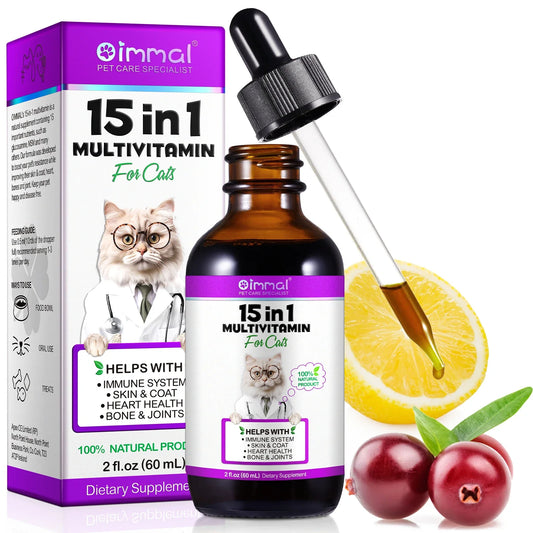 15-in-1 Cat Vitamins and Supplements Liquid - ProPawPet.com