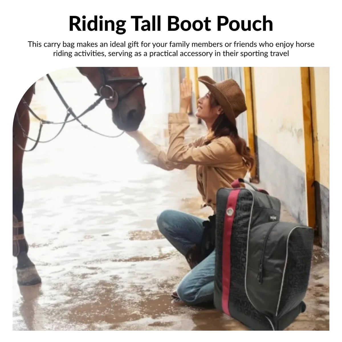 Horse Riding Boot Carry Pouch Outdoor Shoes - ProPawPet.com