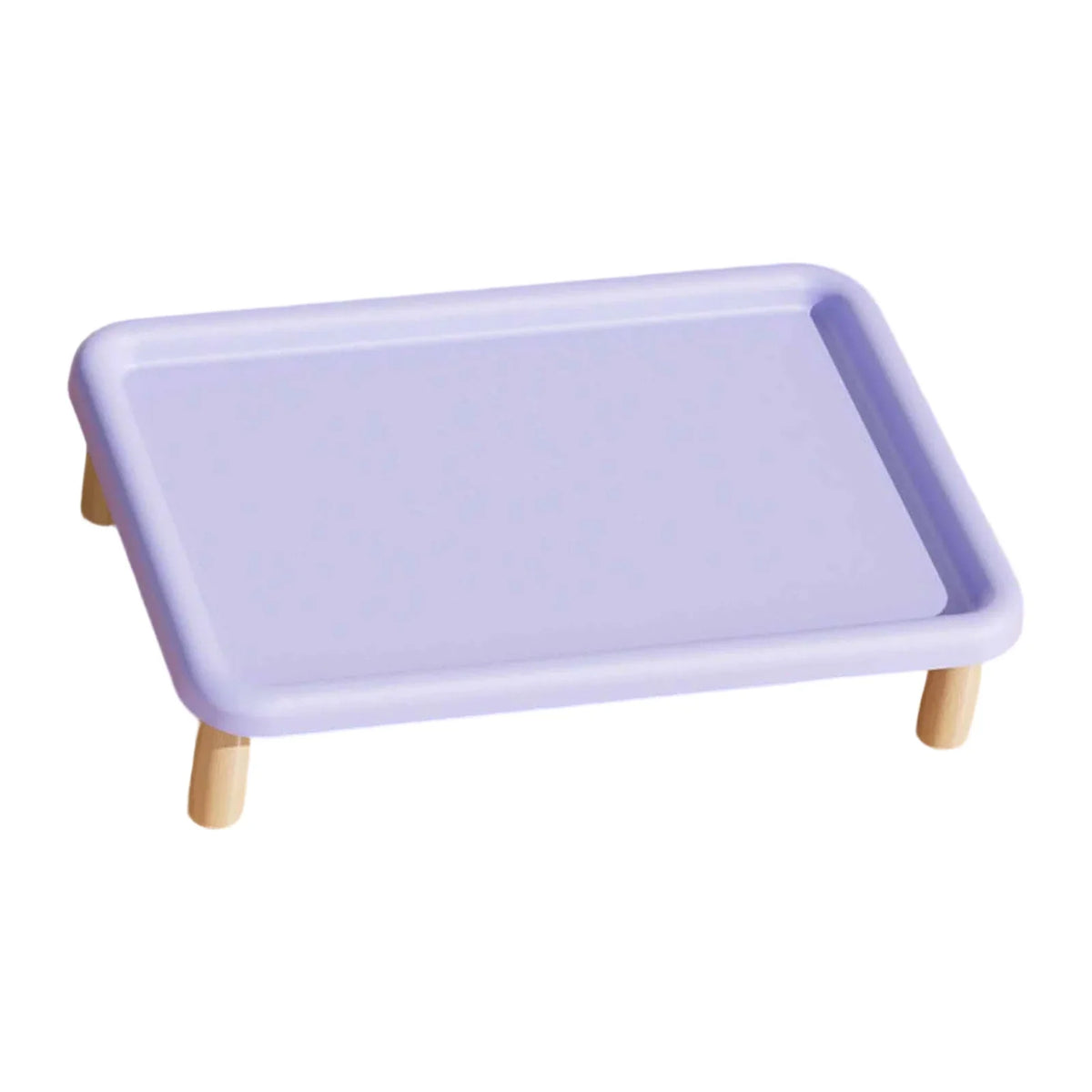 Wood Elevated Cat Food Bowl Platform Portable for Automatic Pet