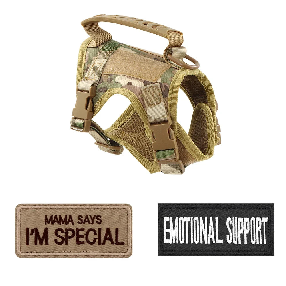 Tactical Cat Harness Escape Proof Adjustable Military Style – Cat Supplies