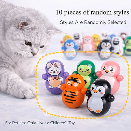 10pcss Indoor Cat Rolling Toy Self-Rolling - ProPawPet.com