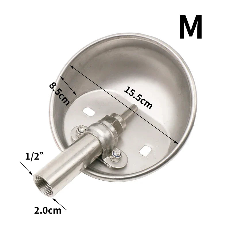 Pig Drinking Trough 304 Stainless Steel Piglet Water – 3 Colors