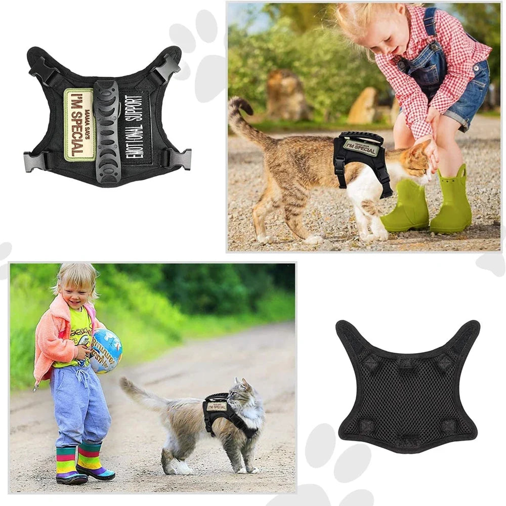 Tactical Cat Harness Escape Proof Adjustable - ProPawPet.com