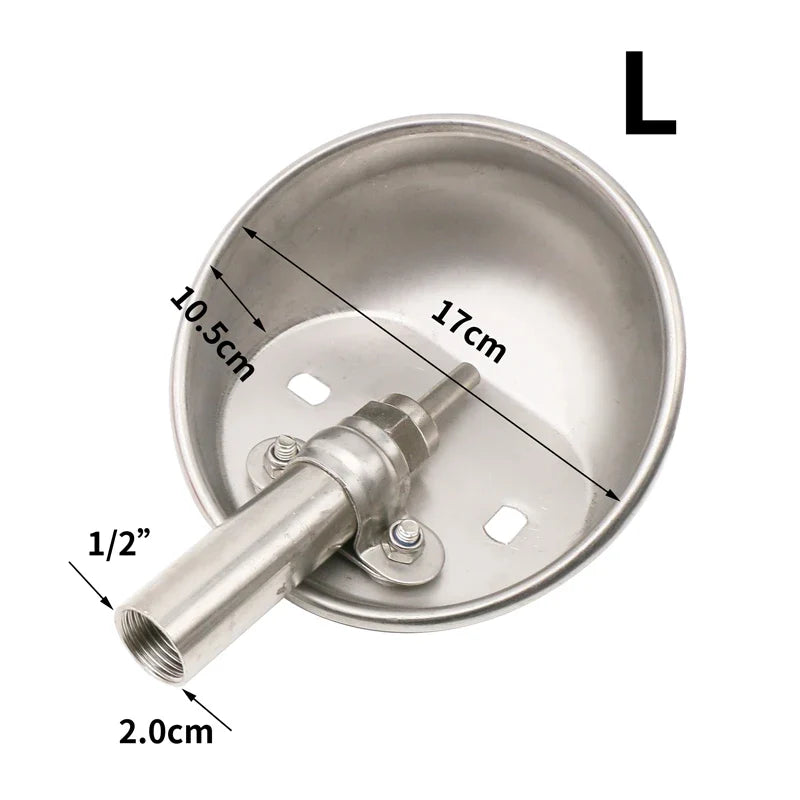 Pig Drinking Trough 304 Stainless Steel Piglet Water – 3 Colors