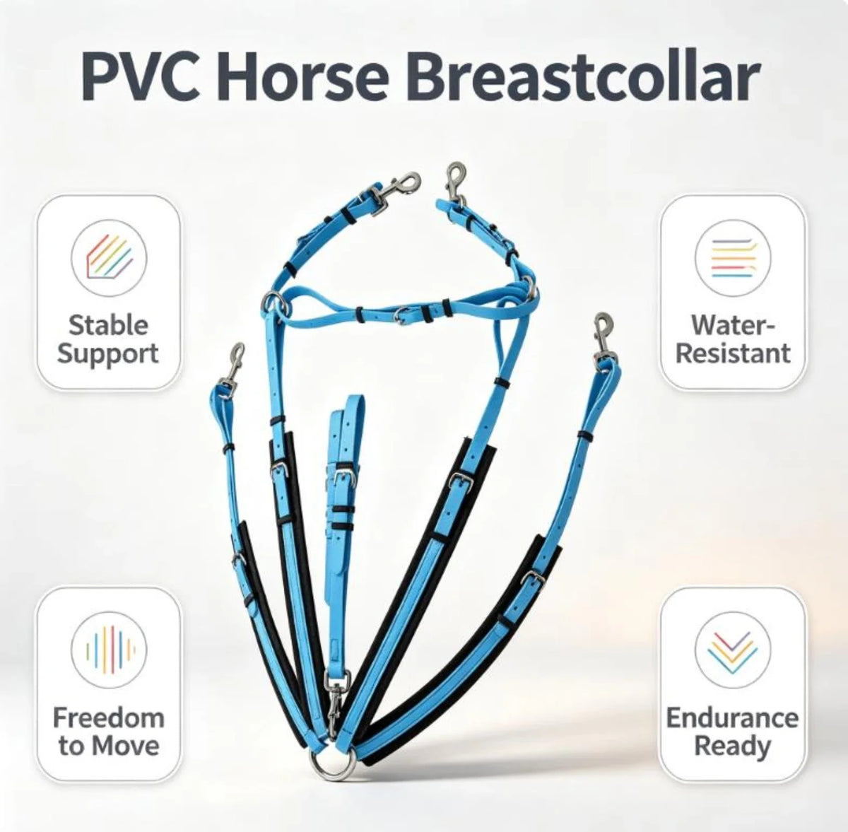 Water-resistant Pvc Martingale Strap Horse - ProPawPet.com
