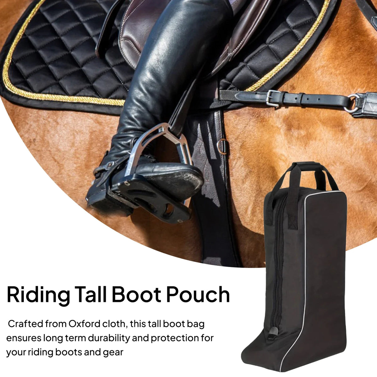 Horse Riding Tall Boot Bag Home Equestrian - ProPawPet.com