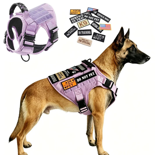 Tactical Dog Harness with Patches No Pull - ProPawPet.com