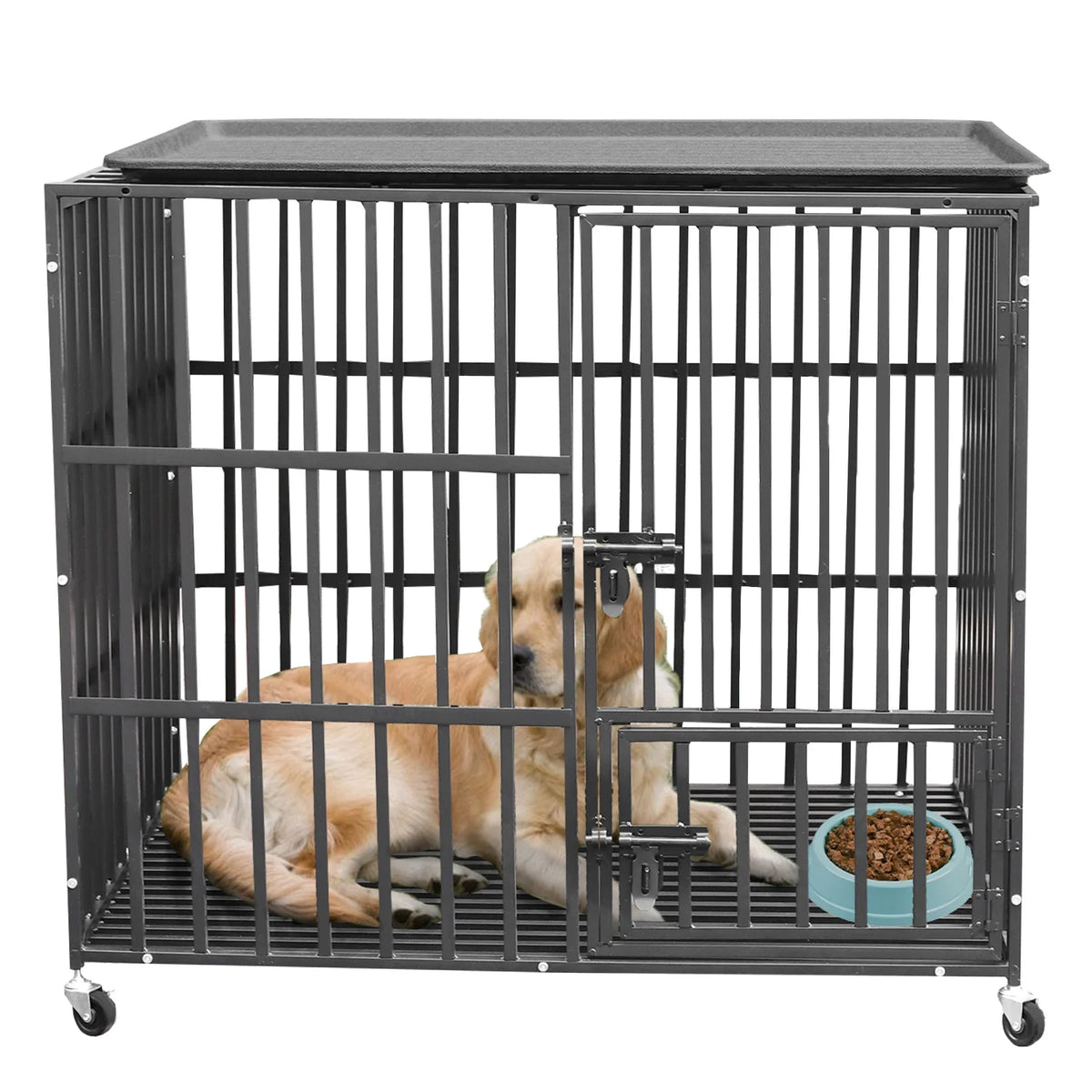 Rolling Heavy XXL Large Pet Cage Thick Metal - ProPawPet.com