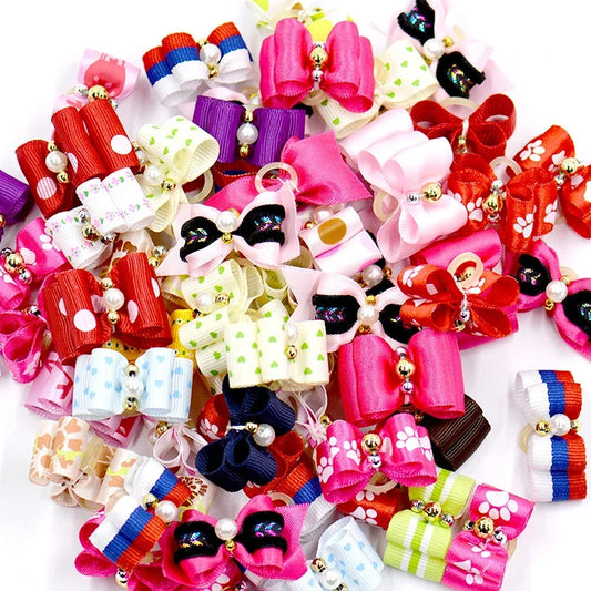 20/50/100pcs Set Dog Hair Accessories Pet - ProPawPet.com