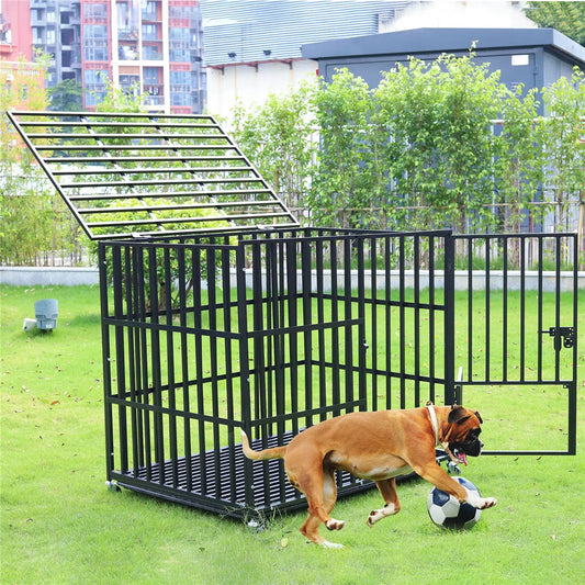 Rolling Heavy XXL Large Pet Cage Thick Metal - ProPawPet.com