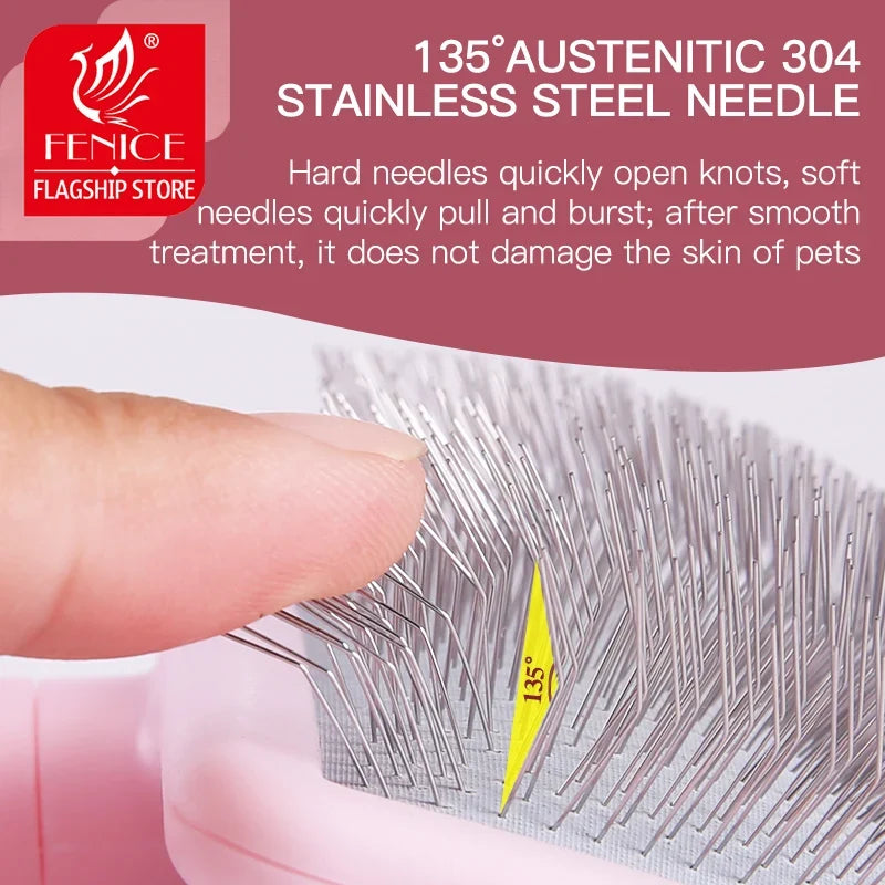 Fenice Professional Dog Comb Unknotted Brush - ProPawPet.com