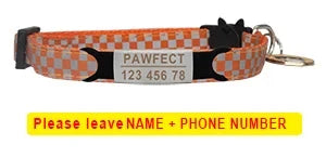 Cat Collar Custom Personalized ID Free - ProPawPet.com