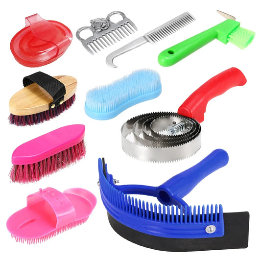 Horse Grooming Tool Set Cleaning Kit Horse - ProPawPet.com