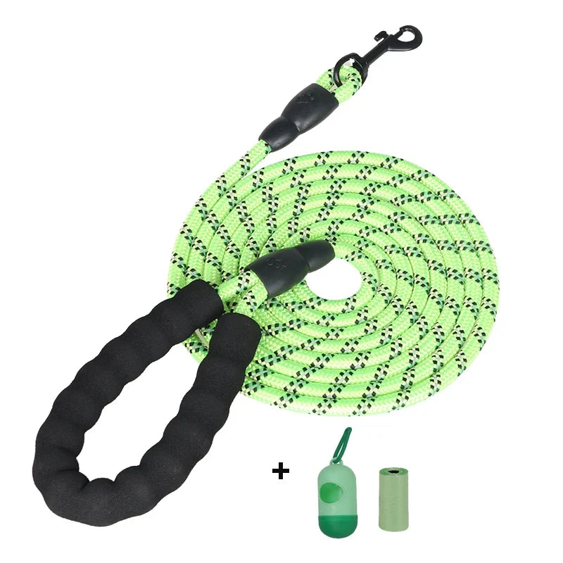 Pet Leashes Reflective Multi Color Round - ProPawPet.com