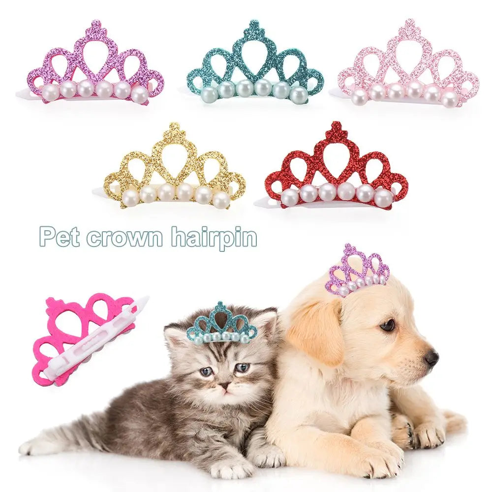 Random Pearl Pet Headwear Cat Grooming Pet - ProPawPet.com