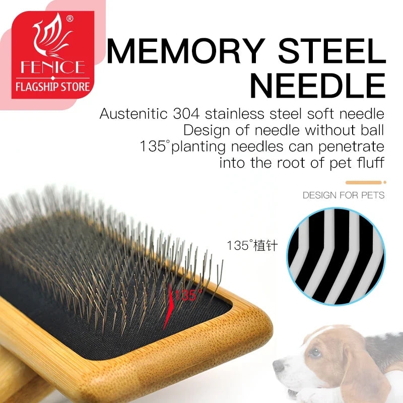 Fenice Dog Cat Comb Brush Needle Open Knot - ProPawPet.com