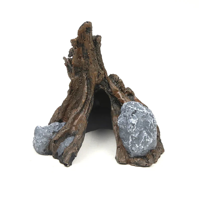 Ecological Resin Mountain Fish Play Tree - ProPawPet.com