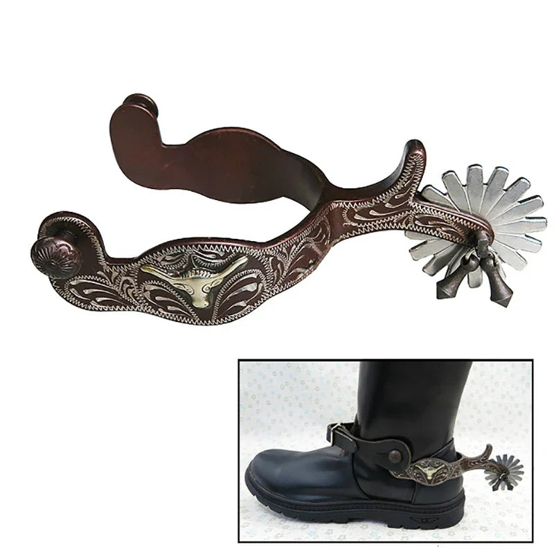 2pcs Horse Riding Bronzed Western Style - ProPawPet.com