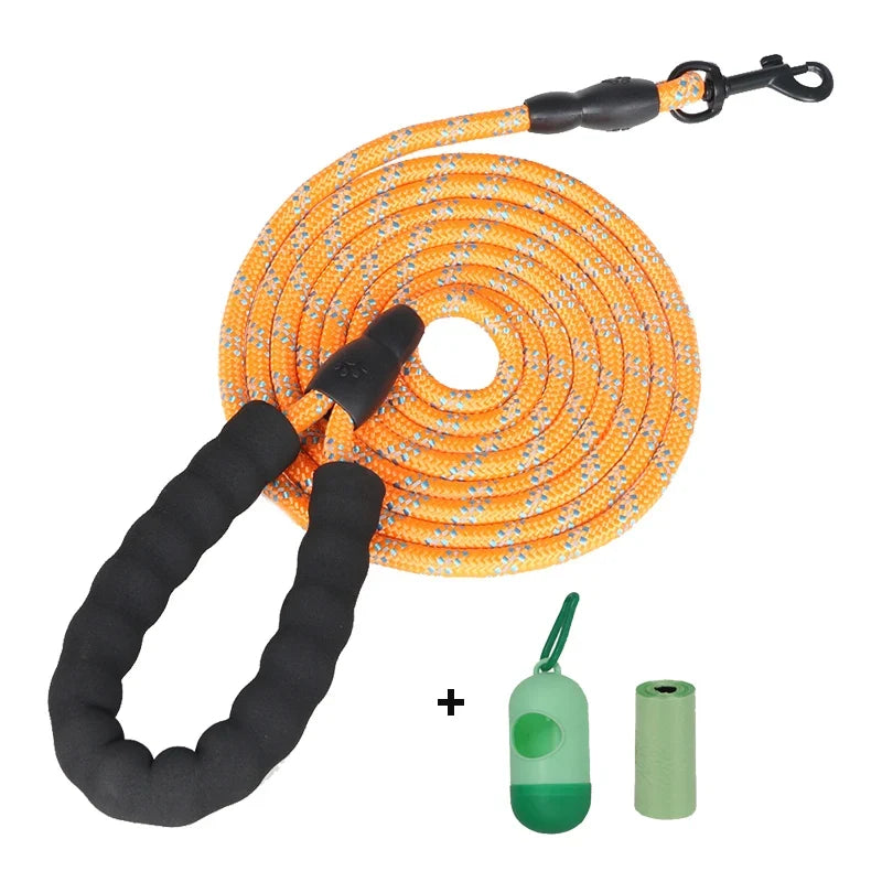 Pet Leashes Reflective Multi Color Round - ProPawPet.com
