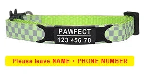 Cat Collar Custom Personalized ID Free - ProPawPet.com