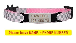 Cat Collar Custom Personalized ID Free - ProPawPet.com