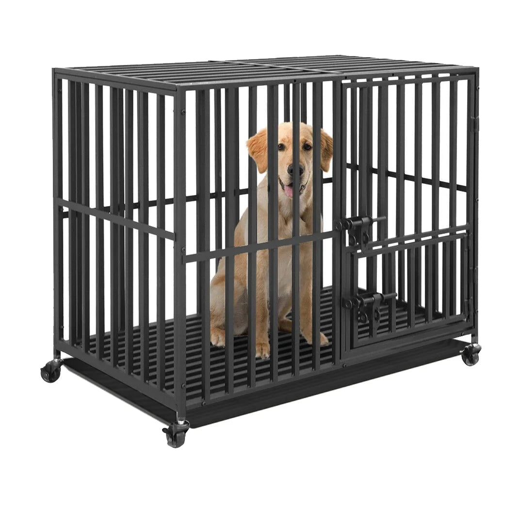 Bingopaw 37” 42” 46” Heavy Duty Dog Cage - ProPawPet.com