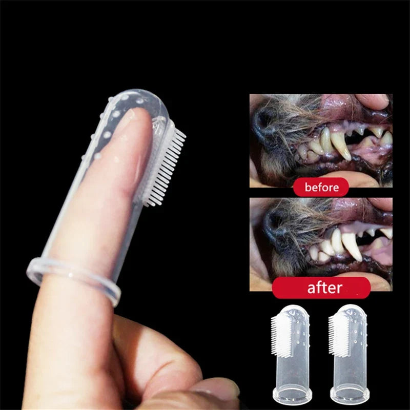 1PC Super Soft Pet Finger Dog Toothbrush - ProPawPet.com