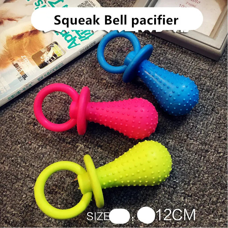 Rubber Squeak Toy for Dog Chew Bone – Dog Supplies