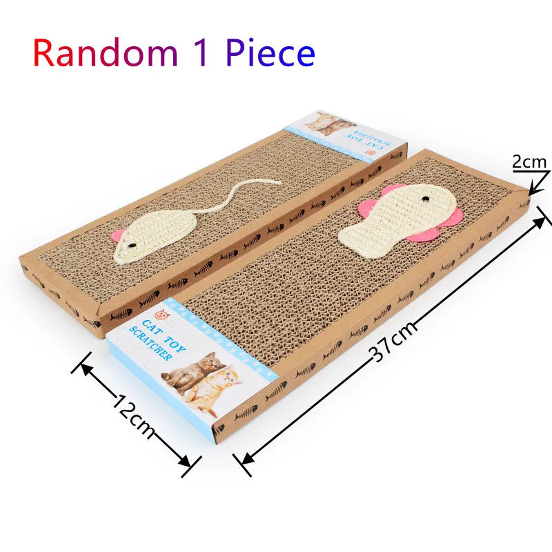 37 12cm Cat Scratching Board Pad Scraper Claw Paw Toys