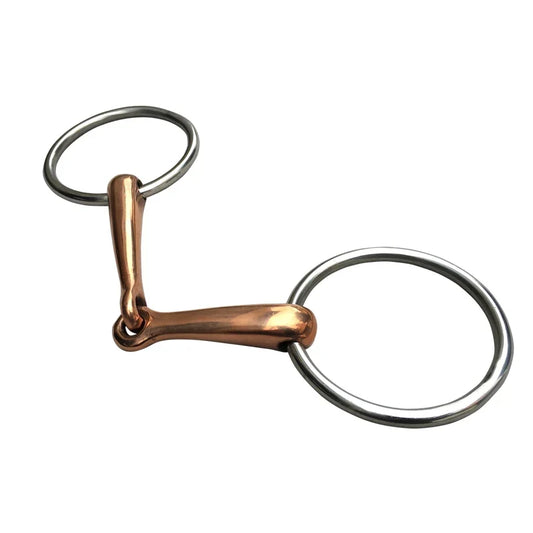 Stainless Steel Ring Snaffle Bits Copper - ProPawPet.com
