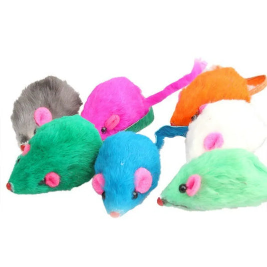 5pcs Colorful Mouse Cat Toy Bite Resistant - ProPawPet.com