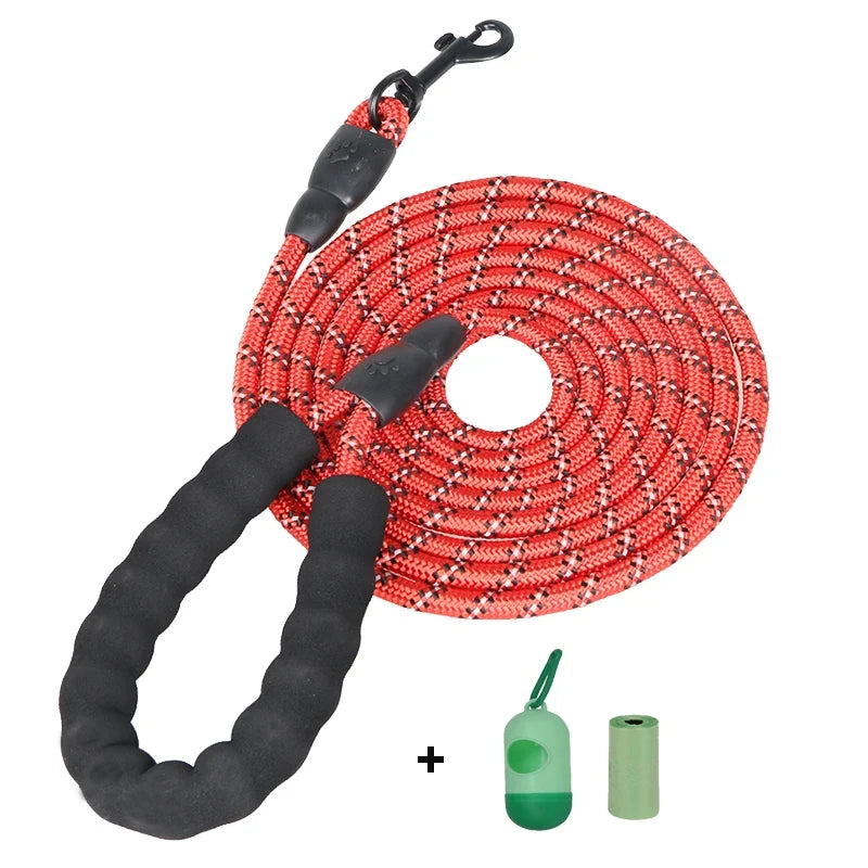 Pet Leashes Reflective Multi Color Round - ProPawPet.com