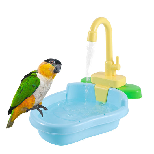 Parrot Perch Shower Pet Bird Bath Cage Basin - ProPawPet.com