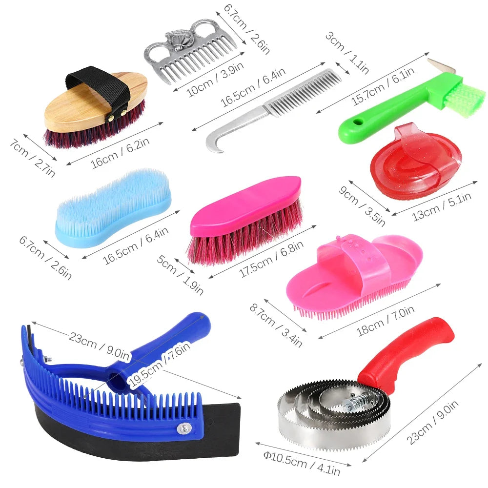 Horse Grooming Tool Set Cleaning Kit Horse - ProPawPet.com