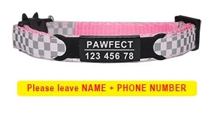 Cat Collar Custom Personalized ID Free - ProPawPet.com