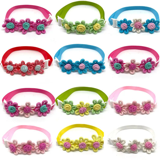 50/100pcs Cute Pet Dog Bow Tie Bright Color - ProPawPet.com