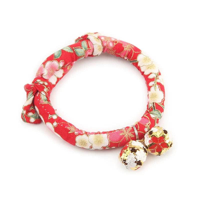 Sakura Japanese Cute Cat Collar With Bell - ProPawPet.com