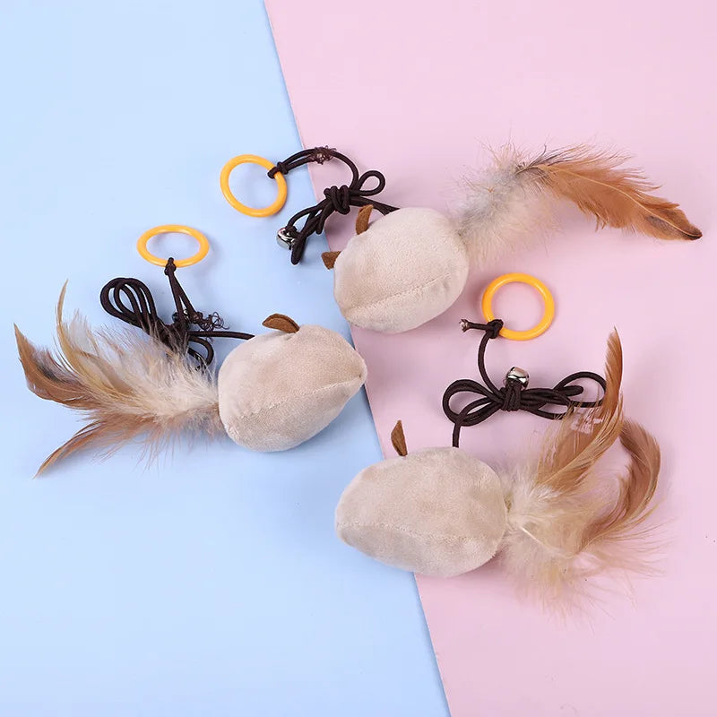 5pcs Cat Toy Plastic Artificial Colorful Cat - ProPawPet.com