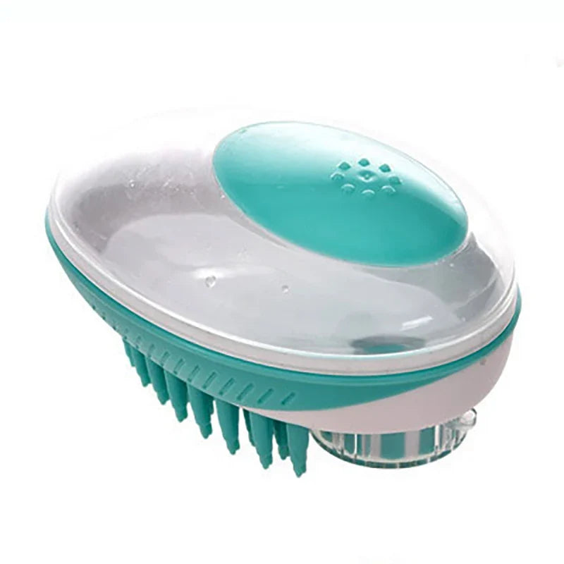 Dog & Cat Bath Grooming Brush 2-in-1 SPA Massage Comb – 6 Colors