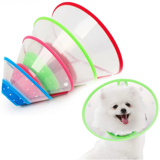 Pet Plastic Clear Cone Cat Recovery Cone - ProPawPet.com