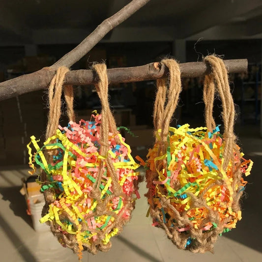 5 Bags Bird Toys Colorful Shred Paper Foot - ProPawPet.com