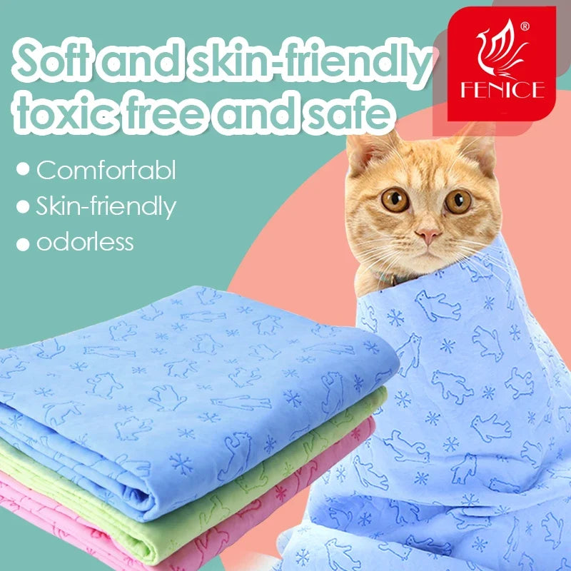 Fenice Pet Bath Towel Soft Lint-free Dogs - ProPawPet.com