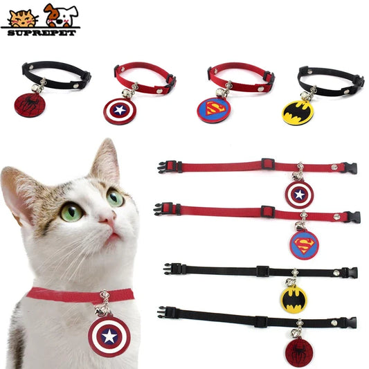 SUPREPET Cat Puppy Collar Nylon Black and - ProPawPet.com