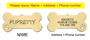 Pet ID Tag Personalized Free Engraved - ProPawPet.com